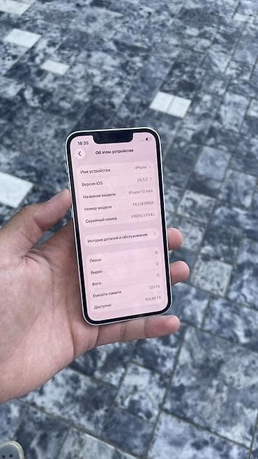 iphone 10plus: IPhone 13 mini, Б/у, 128 ГБ, Белый, 100 % — 4
