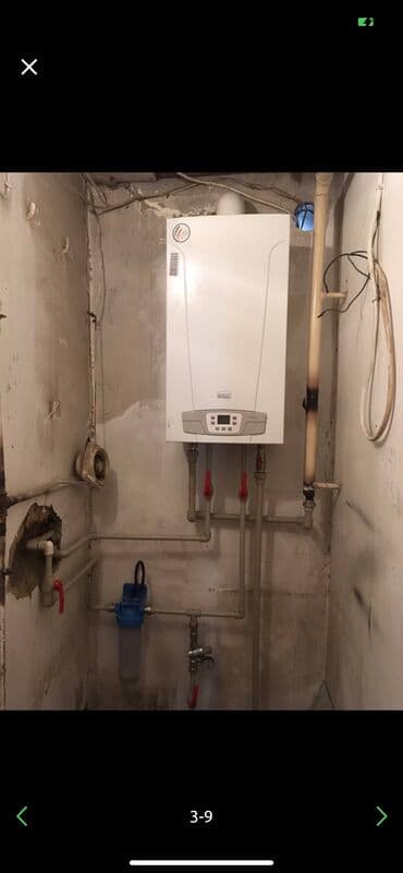 газовые котлы отопления: Установка газового котла, установка электрического котла, установка — 5