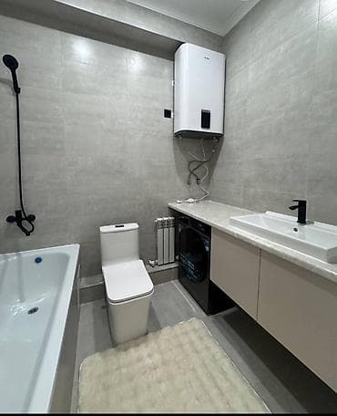 Квартиры: 1 комната, 35 м², Кок-Жар мкр Элитка, 4 этаж, Евроремонт — 8
