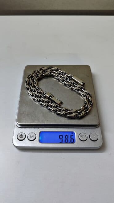 свадебные платья оптом бишкек: Цепь "Московский Бит" Серебро 925°проба Ручная работа Замок-Коробка — 1