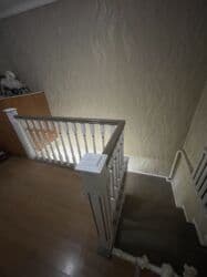 коврик для лестницы: Деревянная лестница Для дома, Бесплатная доставка, Вид дерева: Лиственница, Форма лестницы: Г-образная, Стиль: Классический — 9