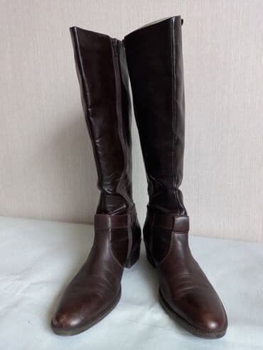 женская модельная обувь больших размеров: Сапожки женские деми кожаные на молнии. Каблучок 4,5 см. Высота (с — 2