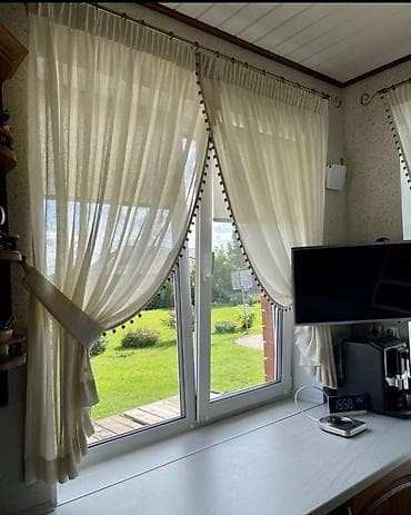 чехол на кухонный уголок: Комплект штор, Блэкаут, Светонепроницаемая, Изготовление на заказ, Для зала — 2
