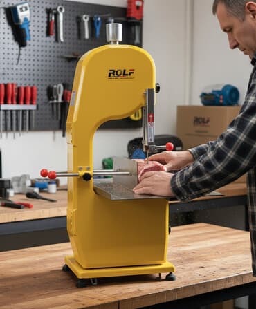 обвалочный нож: Промышленная ленточная пила ROLF предназначена для резки мяса и — 1