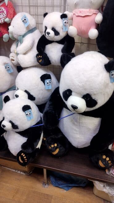 розовый мамонтенок: 🐼 Очаровательные плюшевые панды! 🐼 Мягкие, уютные и очень приятные на — 2