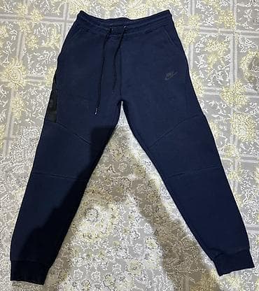 фитнес одежды: Мужские брюки, S, M, Nike, Б/у, цвет - Синий — 3
