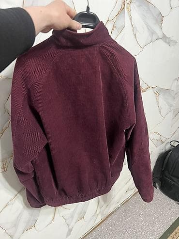 пиджак на мальчика: Олимпийка, Reebok, На молнии, Корея, S, M — 2