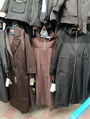 осеннее пальто: Женское пальто классического кроя - Длина миди/макси - Двубортная — 2