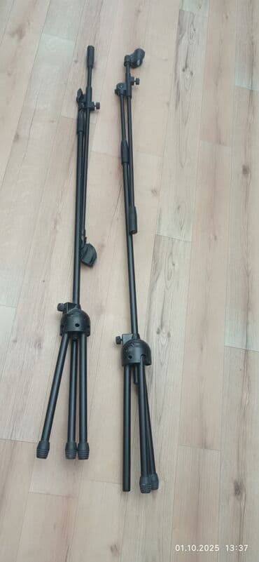 купить комуз бишкек: Описание Микрофонная стойка с треногой, с алюминиевой основой. 1) — 2