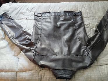 Мужская куртка в стиле байкер - Материал: искусственная кожа — 2