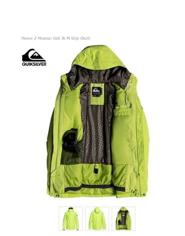 Куртки: Сноубордическая Куртка Quiksilver Mission. Размеры от 48 до 58 Цена — 2