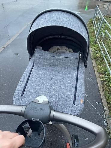детские коляски германия: Коляска, Stokke, цвет - Черный, Б/у — 2