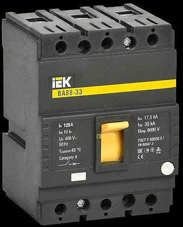 Автоматический выключатель IEK BA88-33 Назначение: защита трехфазных