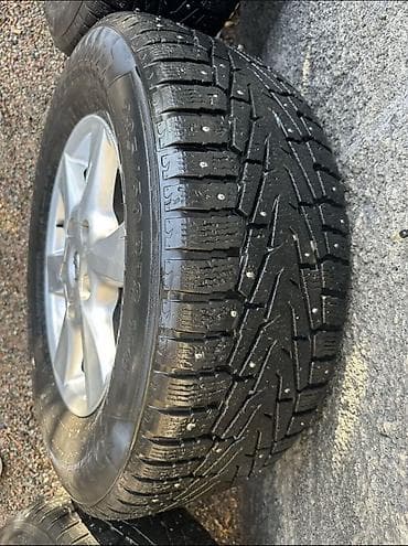 stud 100: Колеса в сборе 285 / 60 / R 18, Зимняя шипованная, Б/у, Комплект, Внедорожные (АТ/МТ), Литые, отверстий - 5 — 7