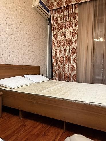 Двуспальная кровать, С матрасом, длина - 200 см at lalafo.kg Двуспальная кровать, С матрасом, длина - 200 см