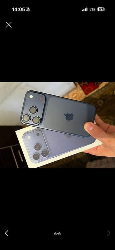 iphone 15 голубой: IPhone 17 Pro, Синий, Коробка, 95 % — 2
