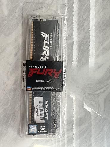 Стол компьютерлери жана комлектөөчүлөр: Оперативная память Kingston FURY Beast DDR4 НОВЫЕ - Объем: 16 ГБ - — 1