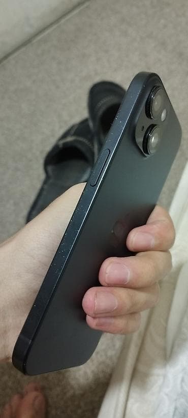 телефона айфон: IPhone 15, Б/у, 128 ГБ, Черный, Чехол, 77 % — 1