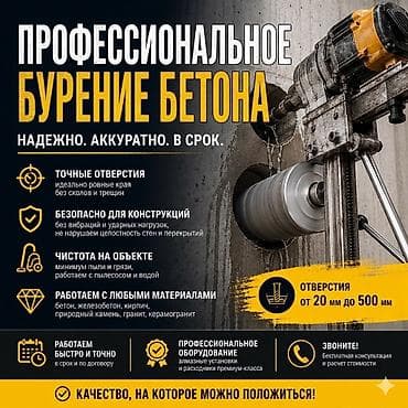 бетон машина: Профессиональное бурение бетона Надежно. Аккуратно. В срок. - Точные — 1
