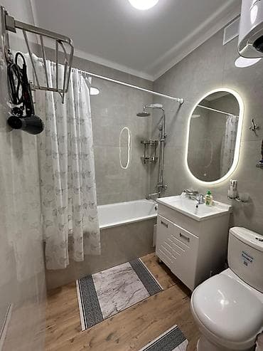 пакровка квартира: 1 комната, Душевая кабина, Постельное белье, Кондиционер — 7