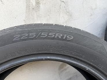 7 5j: Шины 225 / 55 / R 19, Лето, Б/у, Комплект, Легковые, Hankook — 3