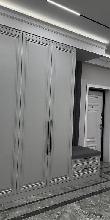 бу прихожки: Гарнитур для прихожей на заказ, МДФ крашеный, Договорная, Дизайн, проект — 2