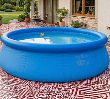 Продается один раз использовали Надувной бассейн Intex Easy Set 244 ×