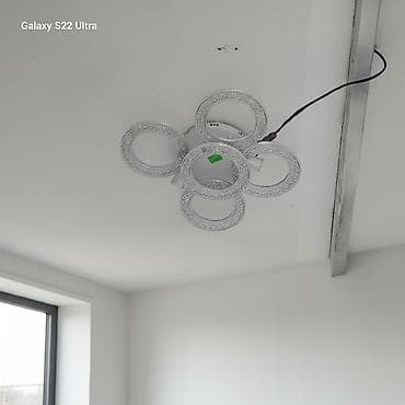 Потолочный светильник с LED-кольцами - Конструкция: 5 декоративных