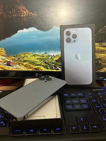 Apple iPhone: IPhone 13 Pro Max, 128 ГБ, Sierra Blue, Коробка — 1