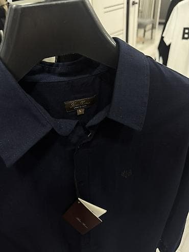 Эркектер кийими: Эркектердин көйнөгү, S, M, L, Loro Piana, Жаңы, түсү - Көк, Өзү алып кетүү — 2