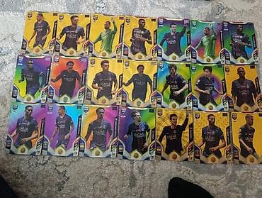 Коллекционные карточки Panini FIFA 365 — команда Paris Saint‑Germain