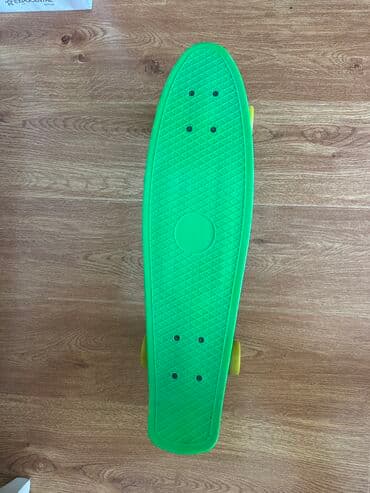 купить электросамокат в польше бу: Скейтборд, для детей, 5-12 лет. Крепления металлические, очень хорошо — 1