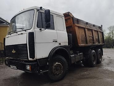 мерседес т 1: Самосвал МАЗ (6x4) - Колесная формула: 6x4 - Кабина белого цвета — 2