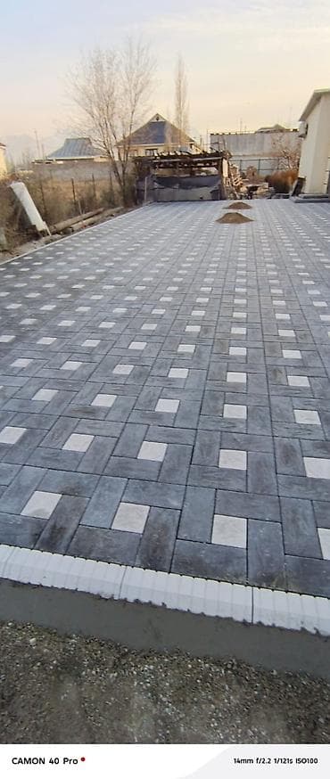 крыша дом: Тротуарная плитка и работы по мощению - Виды рисунков и раскладок — 10