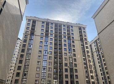 Квартиры: 2 комнаты, 77 м², Асанбай мкр Элитка, 3 этаж, ПСО (под самоотделку) — 4