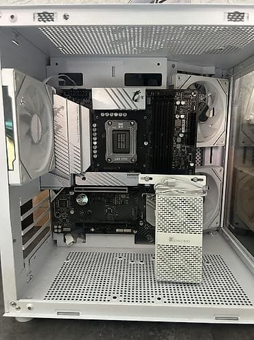 775 socket: Корпус ПК, Б/у, Micro-ATX, цвет - Белый — 2