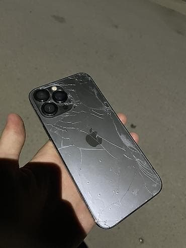 blulory glifo 7 pro: IPhone 13 Pro Max, Б/у, 256 ГБ, Серебристый, Защитное стекло, Чехол, 73 % — 4