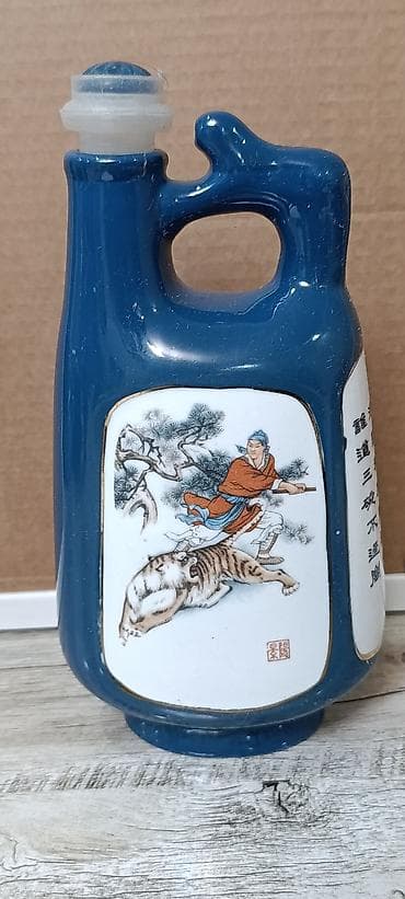 Керамический сувенирный кувшин «Jingyanggang» (景陽岡) - Материал