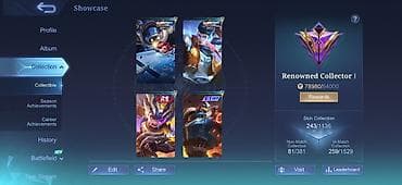 Видеоигры и приставки: Игровой аккаунт Mobile Legends: Bang Bang с большой коллекцией скинов — 7