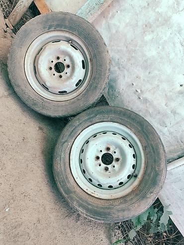 Колеса в сборе 175 / 70 / R 13, Лето, Б/у, Пара, Легковые, Железные, отверстий - 4