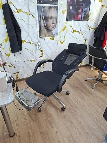 Офис креслолору: Офис креслолор, Дөңгөлөктүү, түсү - Кара — 3