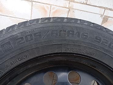 bme e34: Колеса в сборе 205 / 60 / R 16, Зима, 1 шт, Легковые, Железные, отверстий - 5 — 2