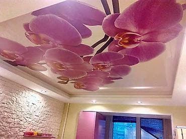 Натяжной потолок Глянцевое, Матовое, 3D потолки Монтаж, Гарантия, Демонтаж — 8