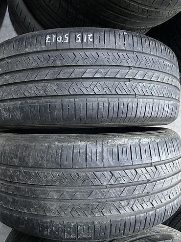 17: Шины 215 / 50 / R 17, Лето, Б/у, Пара, Легковые, Корея, Hankook — 1