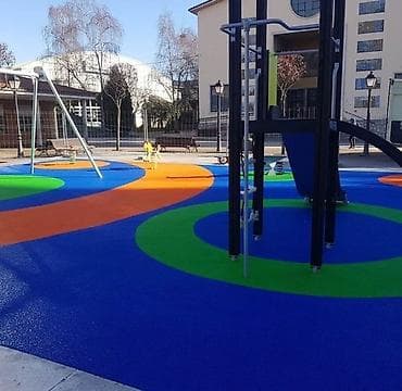 solutions upper: Укладка резинового покрытия под ключ! ✔️ Для детских площадок — 5