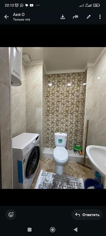 3комнатная квартиру: 2 комнаты, 46 м², Элитка, 2 этаж, Евроремонт — 5