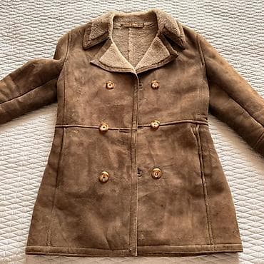 женские дублёнки: Дубленка, Классическая модель, L — 1