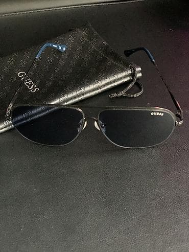 Аксессуары: Очки солнцезащитные GUESS (авиаторы) - Классическая форма aviator - — 3