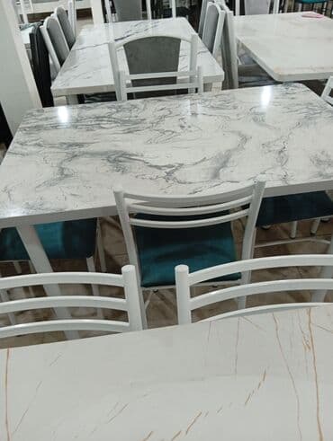 стол в гостиной со стульями: Кухонный стол и стул, Новый, Платная доставка — 11