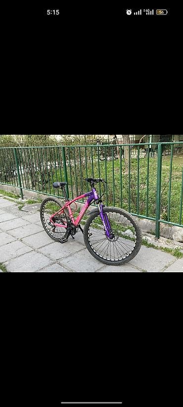 Горный велосипед УSМ (надпись на раме) с колесами 27". Яркая рама с at lalafo.kg Горный велосипед УSМ (надпись на раме) с колесами 27". Яркая рама с